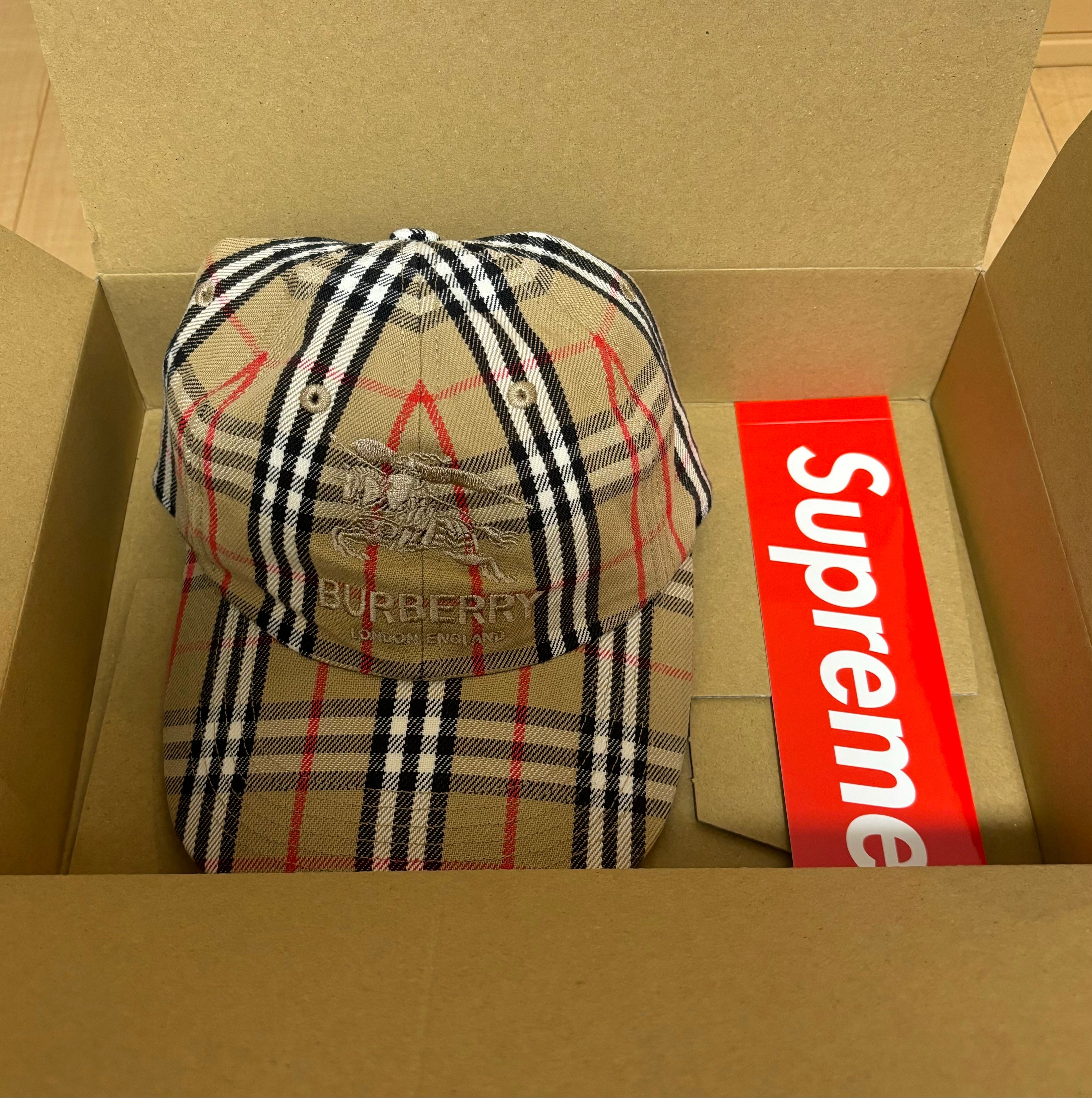 Supreme / Burberry Denim 6 Panel "Beige"