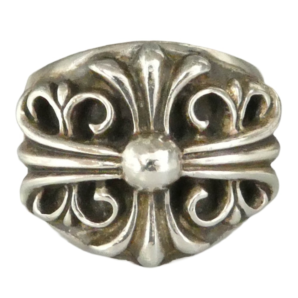 CHROME HEARTS クロムハーツ(原本有) KEEPER RING キーパーリング シルバー系 25号【中古】