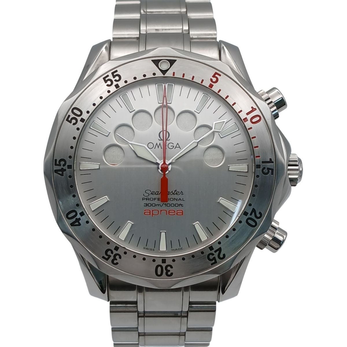 OMEGA オメガ シーマスター プロフェッショナル アプネア マイヨール 腕時計 2595.30 ステンレススチール シルバー  メンズ【中古】