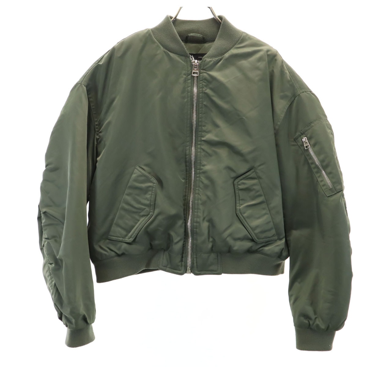 ZARA ザラ MA-1 フライトジャケット M カーキ 中綿