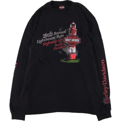 古着 ヘインズ Hanes Harley-Davidson ハーレーダビッドソン モーターサイクル バイクTシャツ メンズM相当/eaa549984