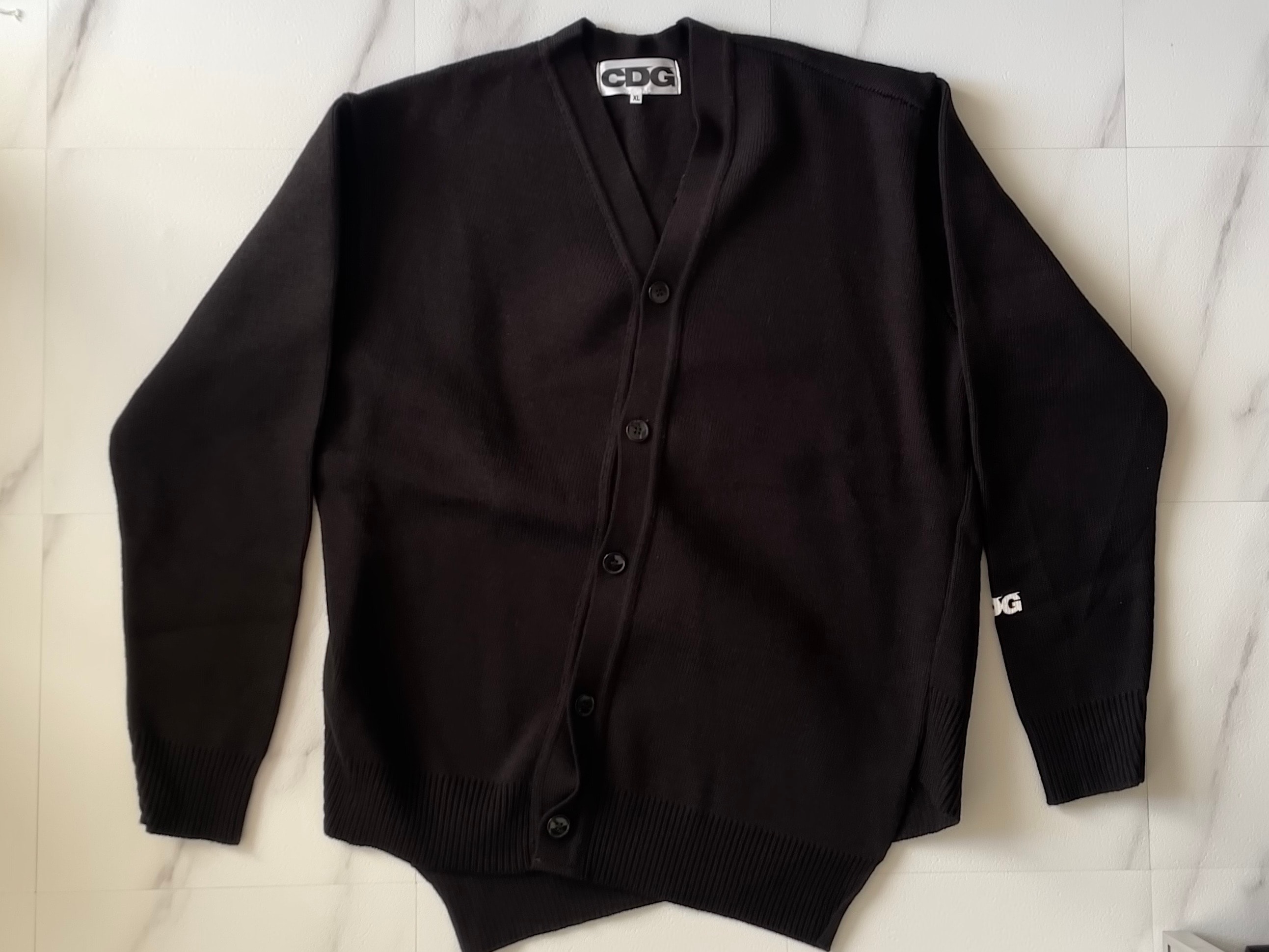 COMME des GARCONS CDG Bias Cardigan "Black"