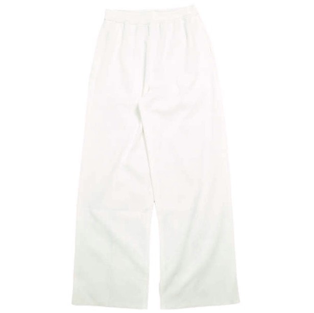 新品 CFCL シーエフシーエル 25SS 日本製 SOFT MILAN SEMI WIDE PANTS セミワイドパンツ CF009KF022 1 WHITE イッセイミヤケ 定価69,300円 ボトムス g25064