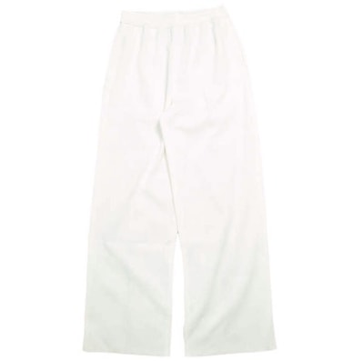 新品 CFCL シーエフシーエル 25SS 日本製 SOFT MILAN SEMI WIDE PANTS セミワイドパンツ CF009KF022 1 WHITE イッセイミヤケ 定価69,300円 ボトムス g25064