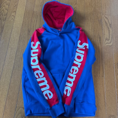 Supreme Sideline Hooded Sweatshirt "Blue"