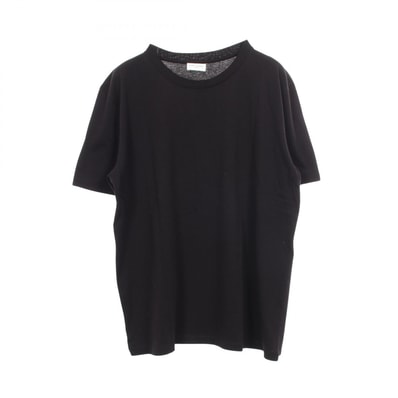サンローランパリ SAINT LAURENT PARIS LOVE 1974 プリント クルーネック 半袖Tシャツ 衣料品 トップス コットン メンズ ブラック系 497188 【中古】