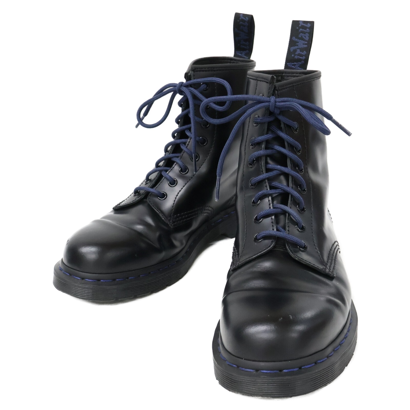 ドクターマーチン 1460 ネイビーステッチ 8 ホール ブーツ UK9 43
