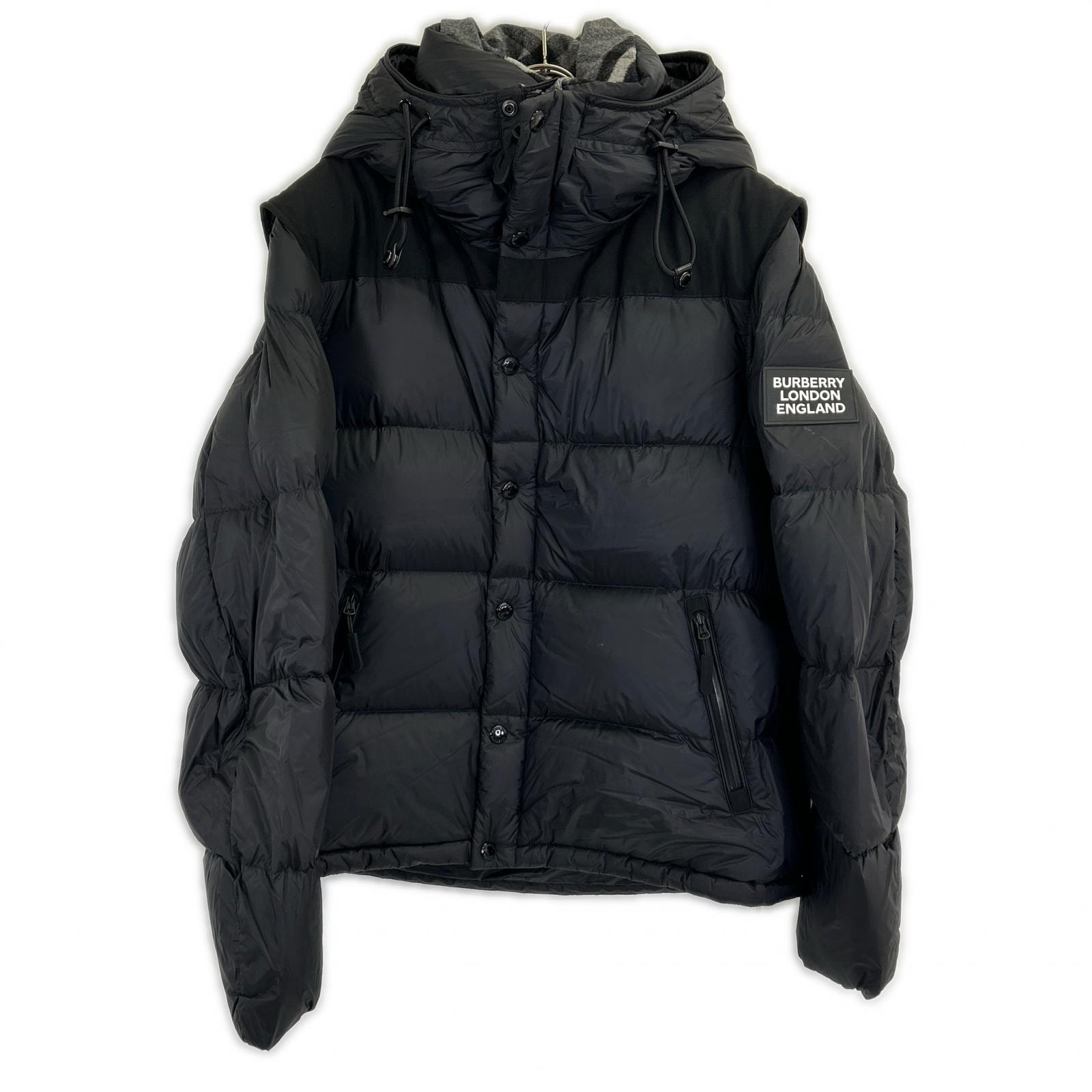 バーバリー 【国内正規】8018731 LOCKWELL 2WAYフーディダウンジャケット XL/TG