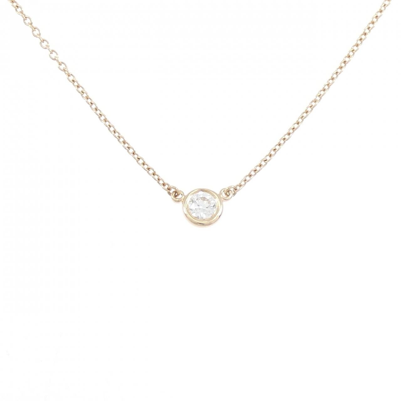 ティファニー バイザヤード ネックレス 0.18CT I VVS2 3EXT