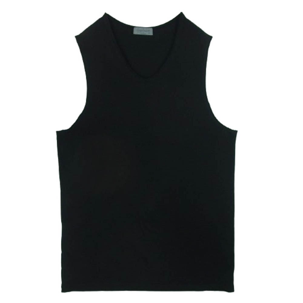 ヨウジヤマモトプールオム　切りっぱなし　タンクトップ ヨウジヤマモトプールオム 切りっぱなし タンクトップ ヨウジヤマモト