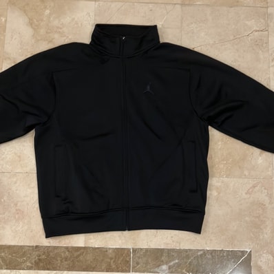 Supreme x Jordan Tricot Track Jacket "Black"