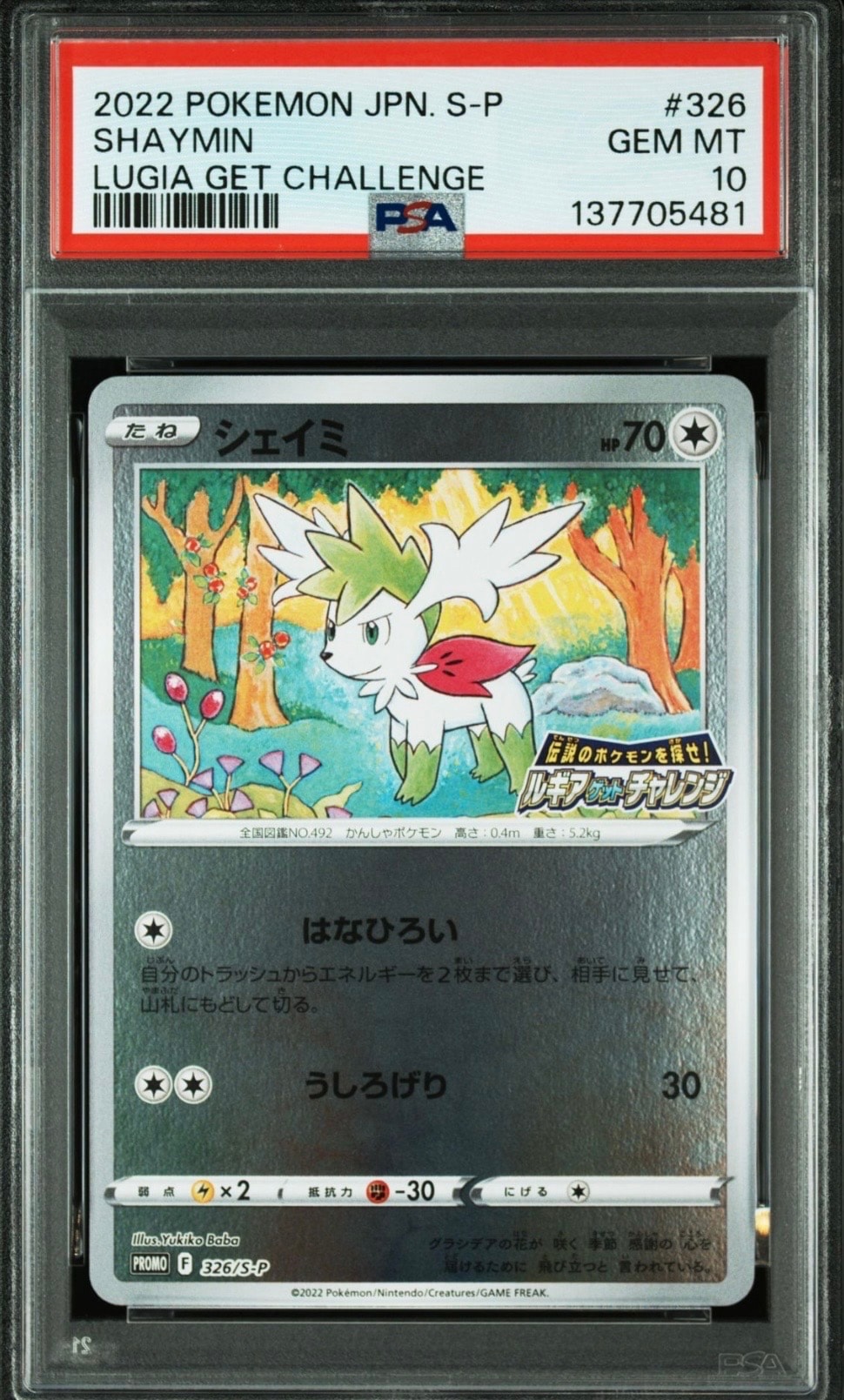 シェイミ: プロモ[326 S-P](プロモーションカード「S-P」)