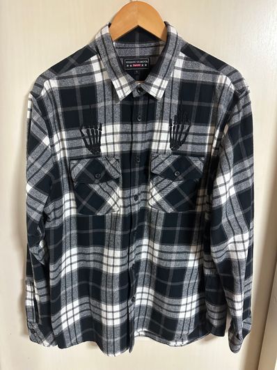 Supreme x HYSTERIC GLAMOUR Plaid Flannel Shirt "Black"
