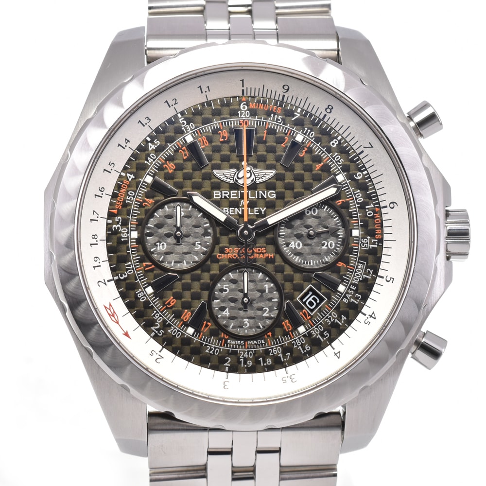 ブライトリング BREITLING A25365 ベントレー モーターズ Tスピード 自動巻き メンズ 美品 箱・保証書付き J#145013