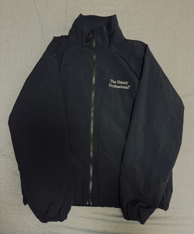 ENNOY 23AW Stylistshibutsu Nylon Track Suit Set Up Black × White AW23BRENJK02LP / AW23BRENPT04LP