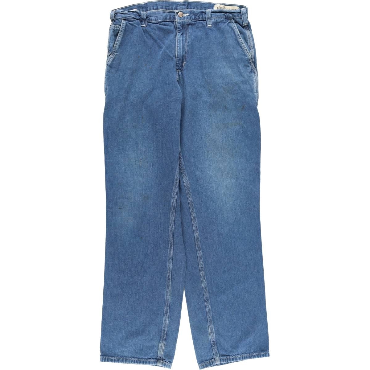 古着 カーハート Carhartt Dungaree Fit デニムペインターパンツ メンズw34相当/eaa613018