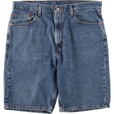 古着 00年代 リーバイス Levi's 505 REGULAR FIT デニムショーツ ショートパンツ メンズw37相当/eaa647916