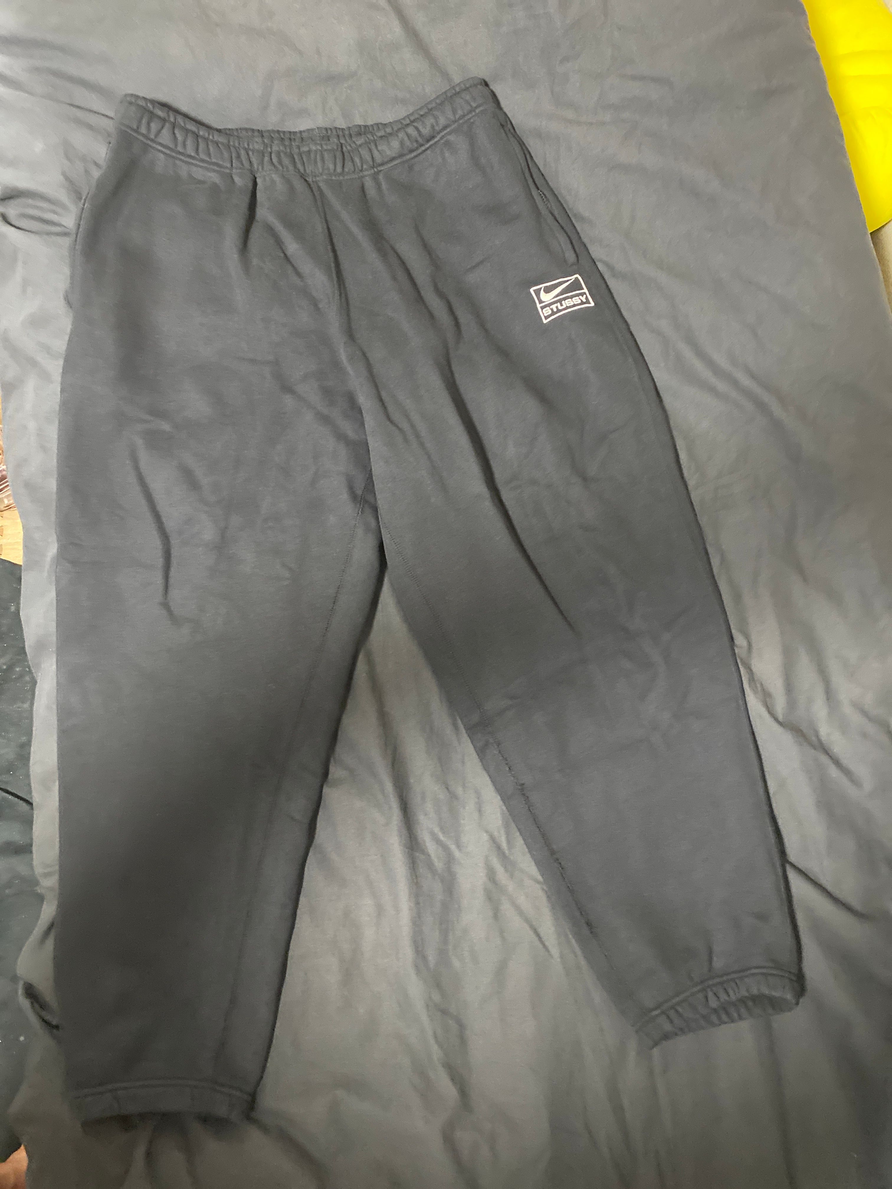 Stussy × Nike NRG Washed Fleece Pant (US Size) "Black" DN4030-010
