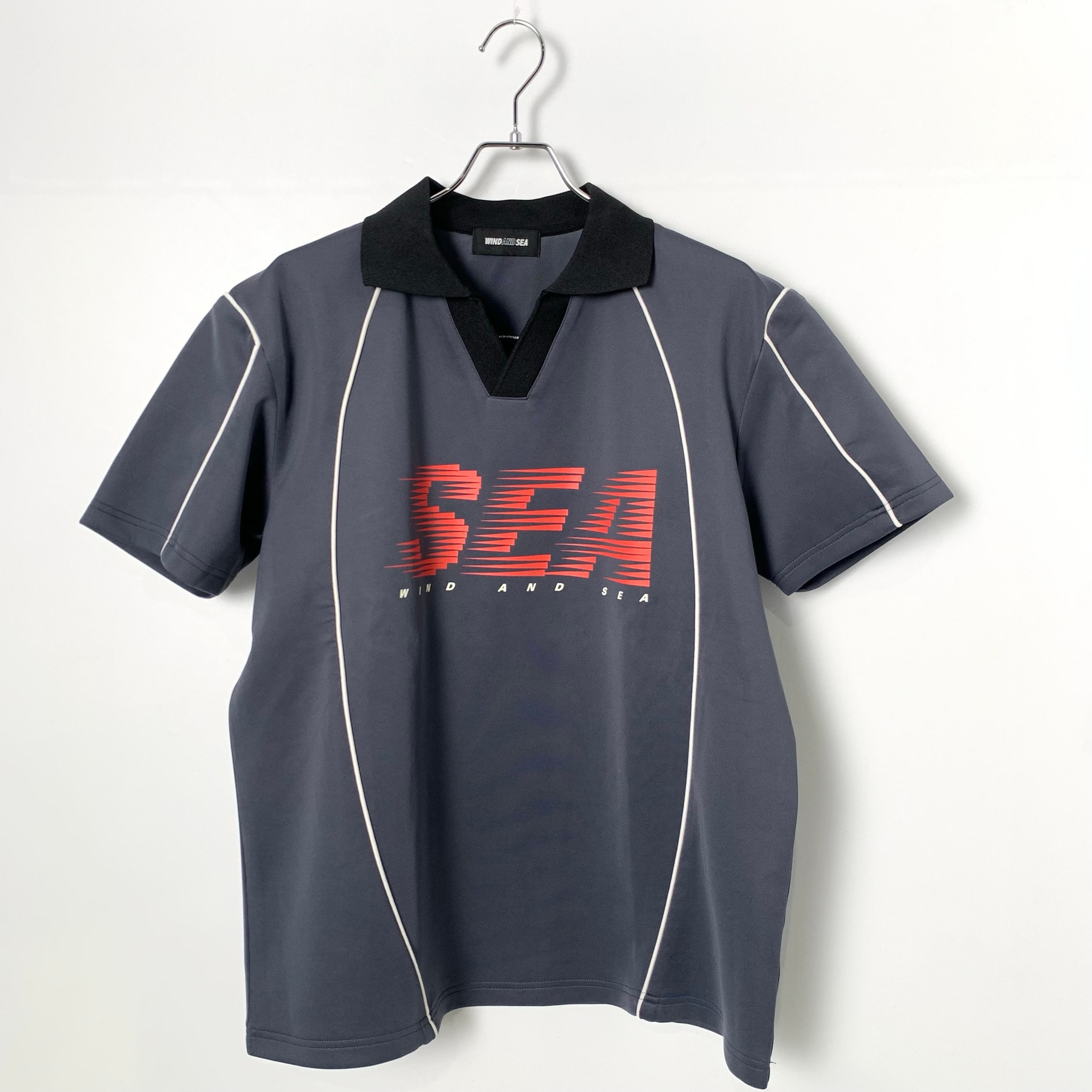 WIND AND SEA Motion Logo Game Shirt "Navy"