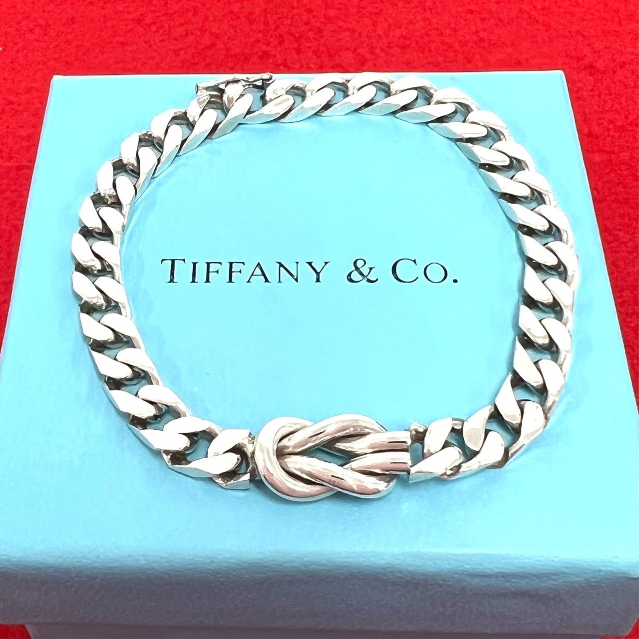 TIFFANY&Co. ティファニー センターノット 喜平 ブレスレット シルバー925 ブレスレット シルバー
 11658