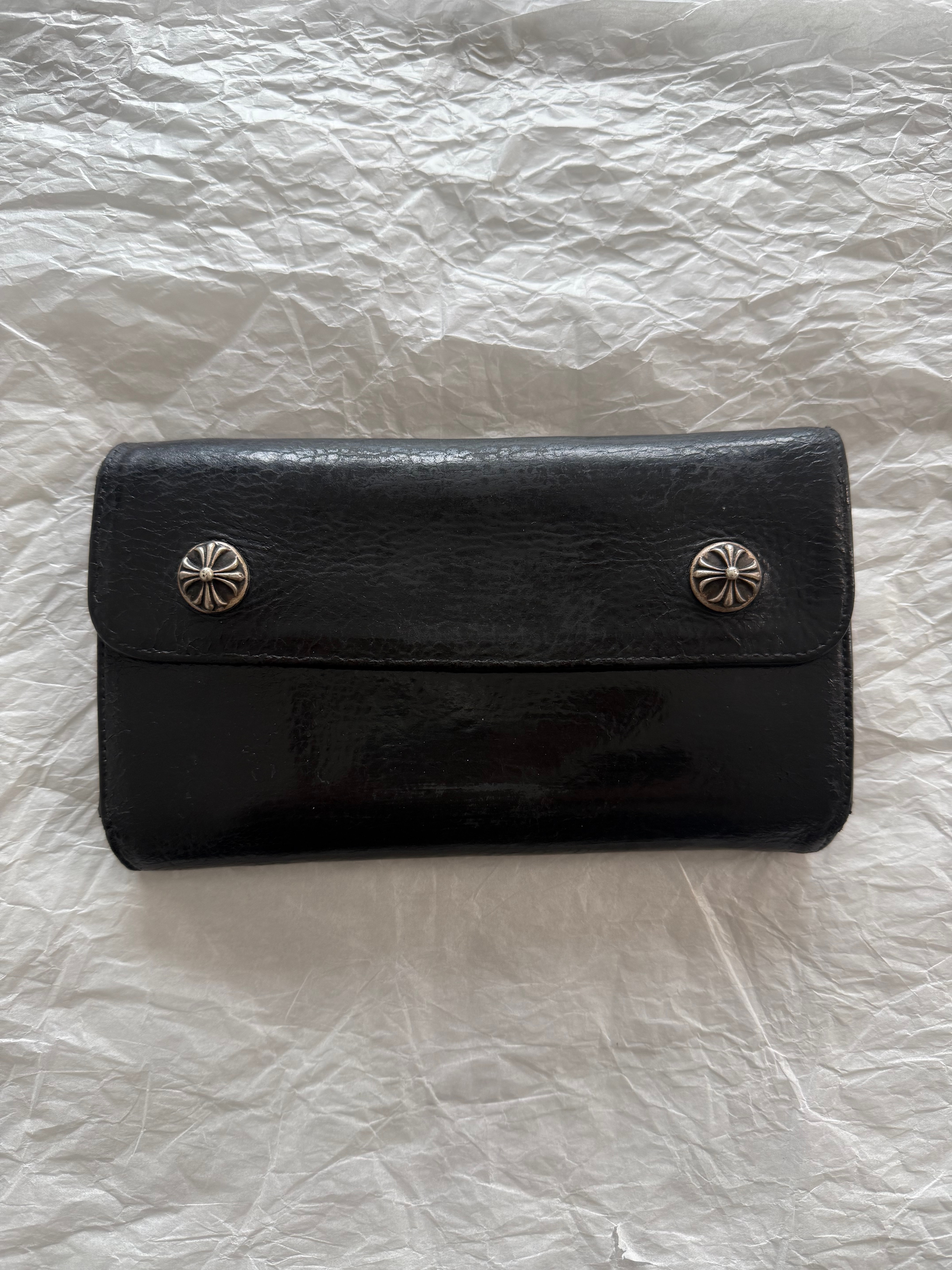 値下げ交渉可能 / 正規品!CHROME HEARTS クロムハーツ ウェーブ WAVE ウォレット 財布