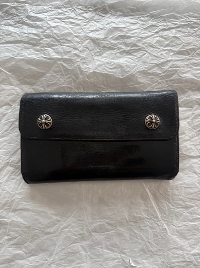 値下げ交渉可能 / 正規品!CHROME HEARTS クロムハーツ ウェーブ WAVE ウォレット 財布