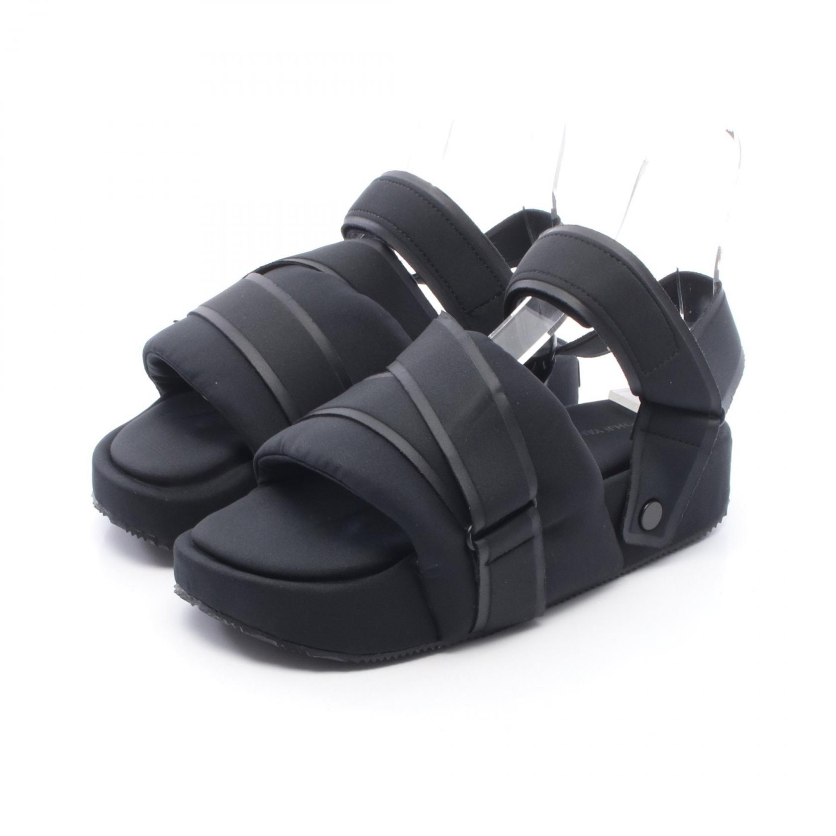 ワイスリー Y-3 プラットフォーム サンダル 靴 ファブリック メンズ ブラック系 EH1742 【中古】