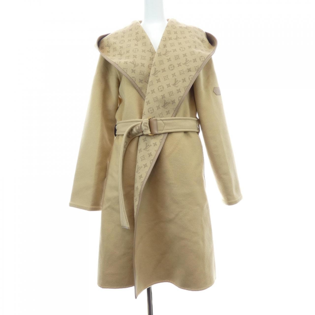 ルイヴィトン LOUIS VUITTON シグネチャーダブルフェイスフーデッドラップコート FNCO20QWE コート