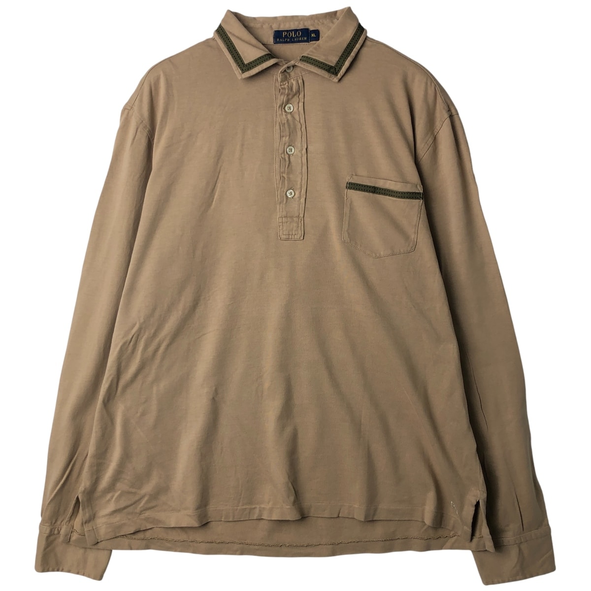 古着 ラルフローレン Ralph Lauren POLO RALPH LAUREN 長袖 ポロシャツ メンズXL相当/eaa617124