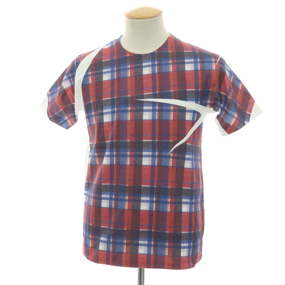 【中古】コムデギャルソンシャツ COMME des GARCONS SHIRT 2025年春夏 コットン クルーネック 半袖Tシャツ ホワイト【サイズS】【メンズ】