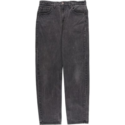 古着 90年代 リーバイス Levi's 505-0266 ブラックデニム テーパードデニムパンツ USA製 メンズw32相当 ヴィンテージ/evb007582