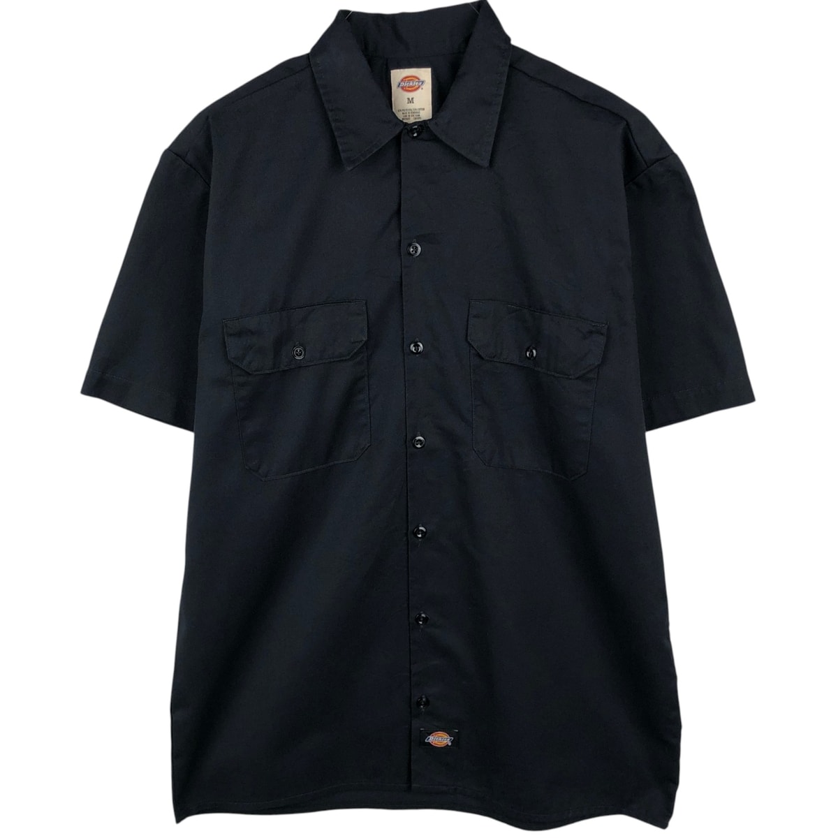 古着 ディッキーズ Dickies 半袖 ワークシャツ ボックスシャツ メンズM相当/eaa670551