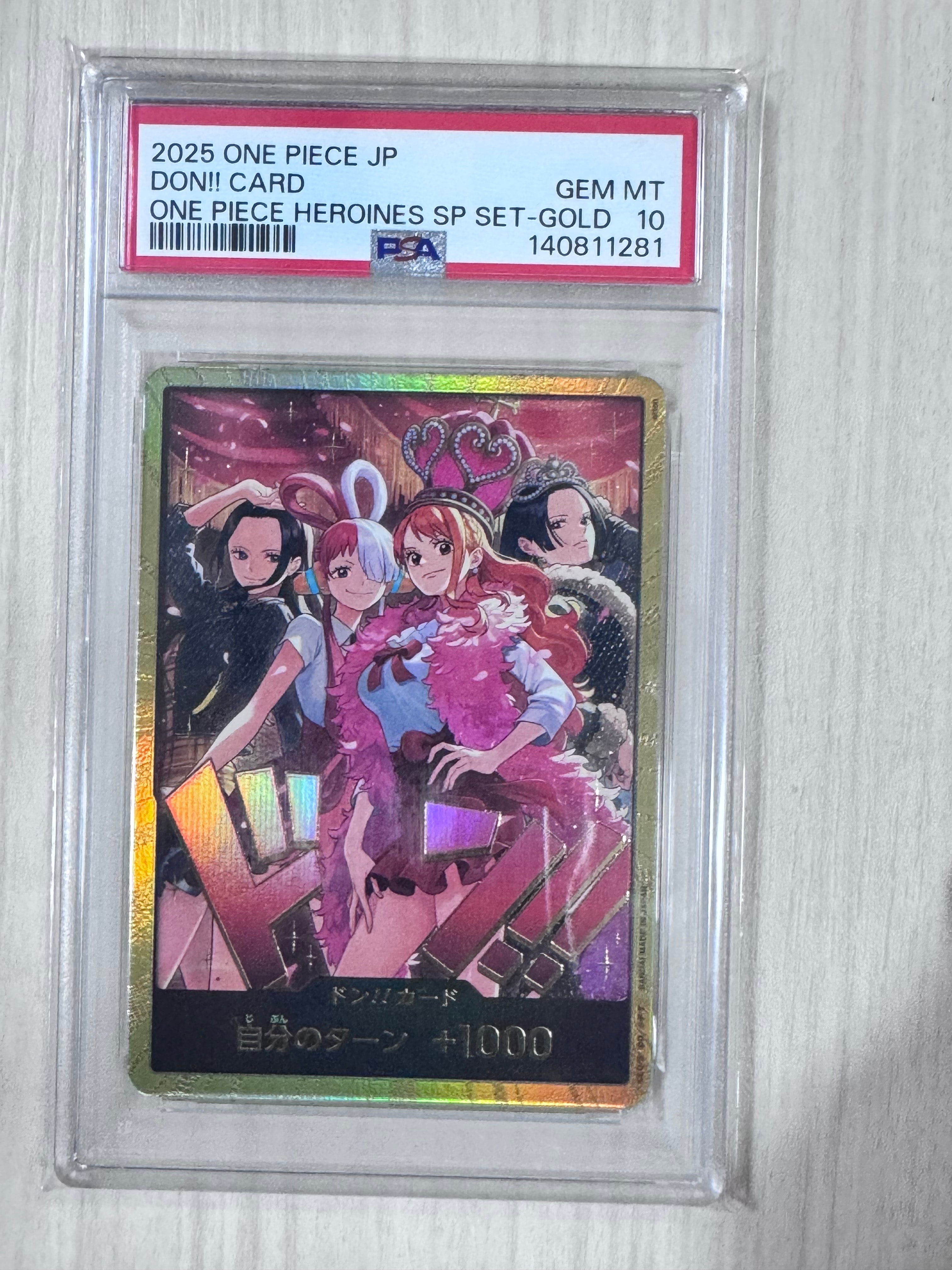 PSA10】ドン!!カード : ロビン&ウタ&ナミ&ハンコック スーパーパラレル