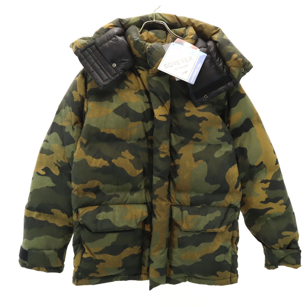 未使用 THE NORTH FACE ザノースフェイス ノベルティウインドストッパーブルックスレンジライト ダウンパーカー