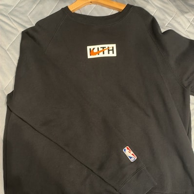 KITH Nike for New York Knicks Fleece Crewneck "Black"