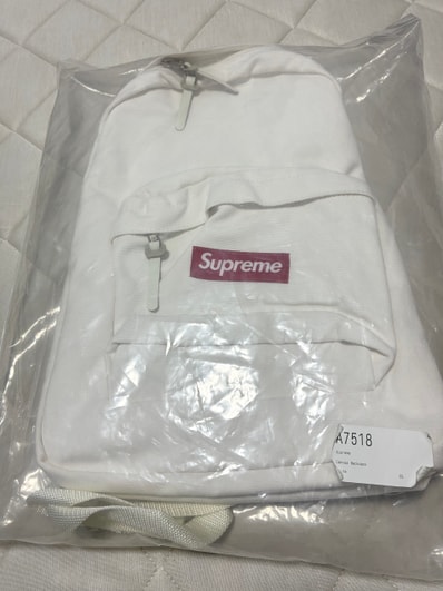 Supreme Canvas Backpack "White"