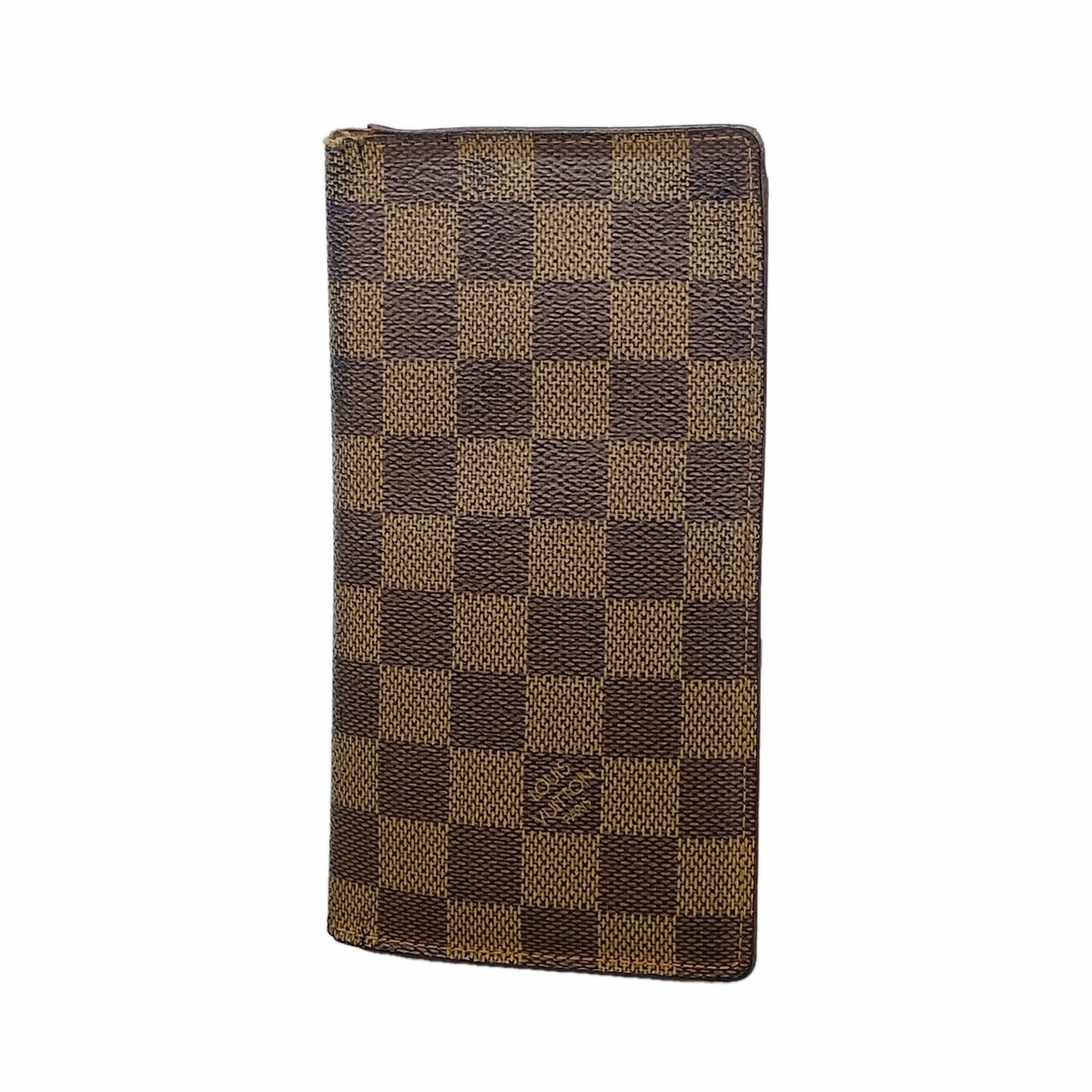 【6hd3320】ルイヴィトン 札入れ ダミエ ポルトバルールカルトクレディ N61823 エベヌ【中古】レディース