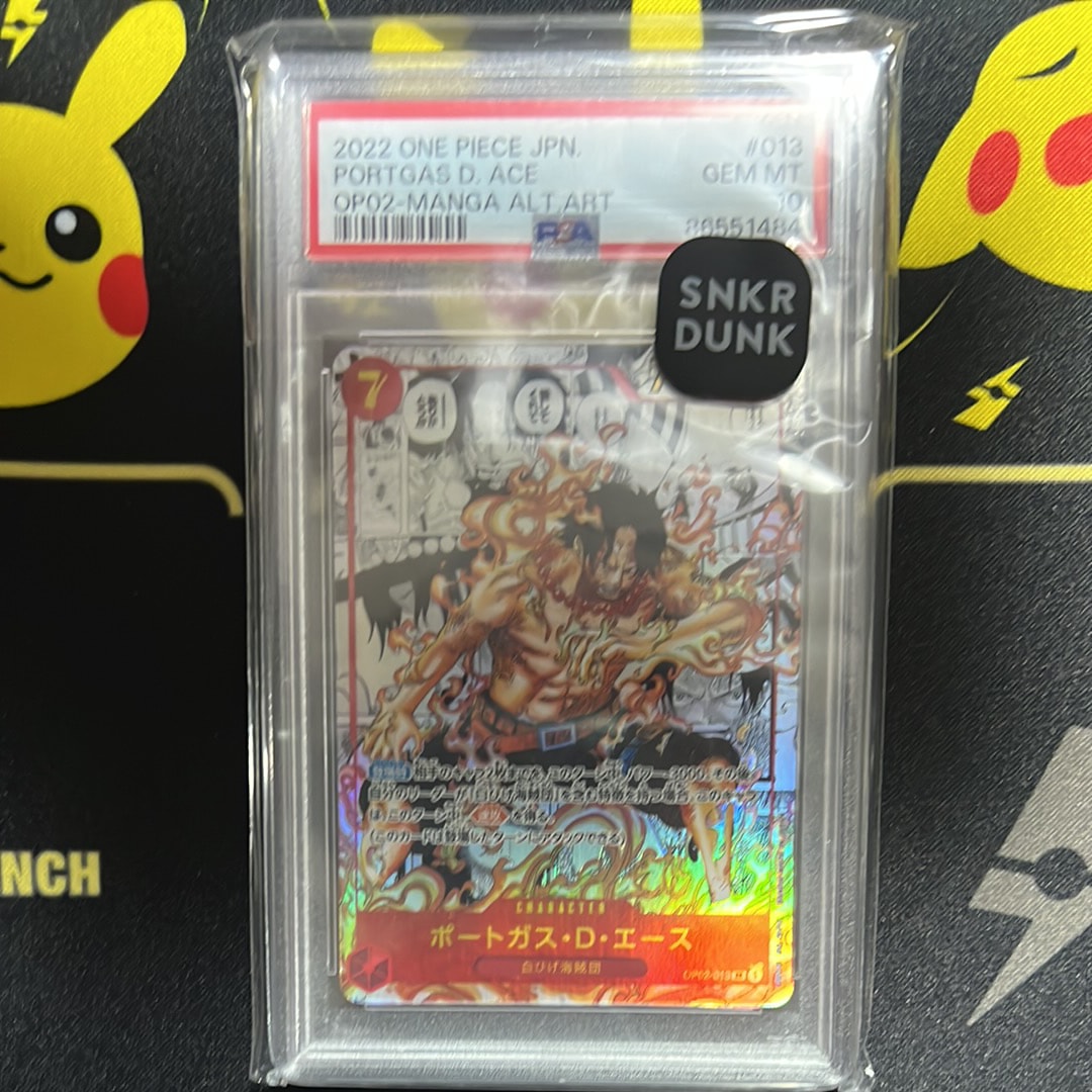 【早い者勝ち】ポートガス・D・エース コミパラ OP02-013 PSA10 PSA10】ポートガス・D・エース SR-SP (コミパラ) [OP02-013