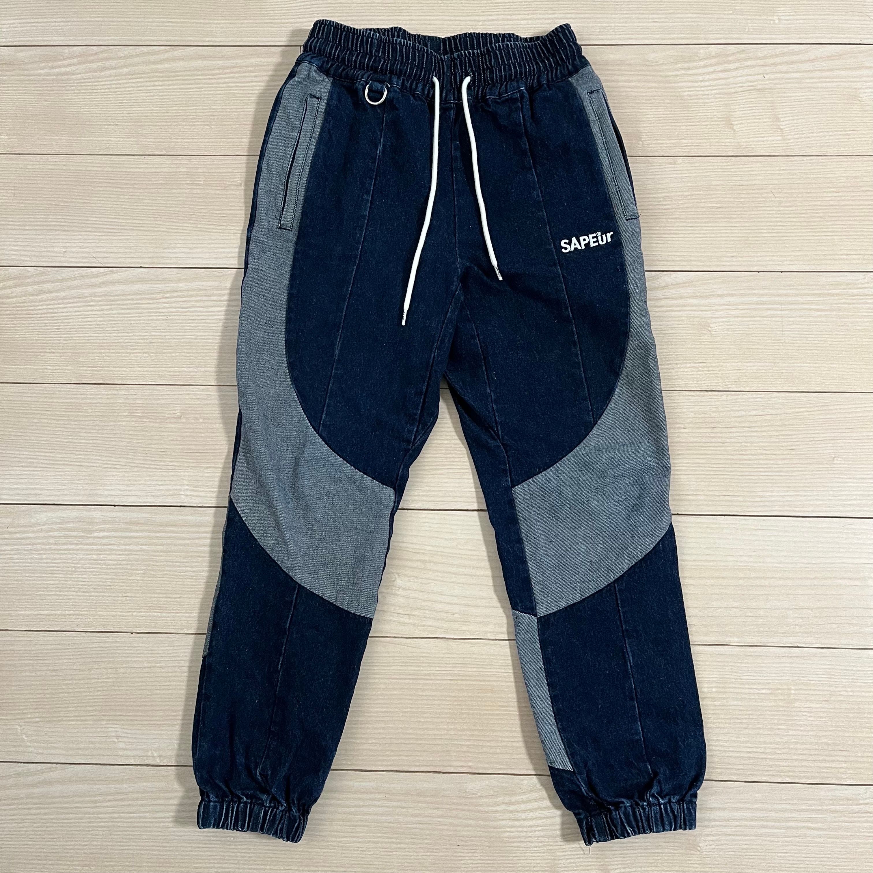 SAPEur DENIM TRACK PANTS "Indigo"