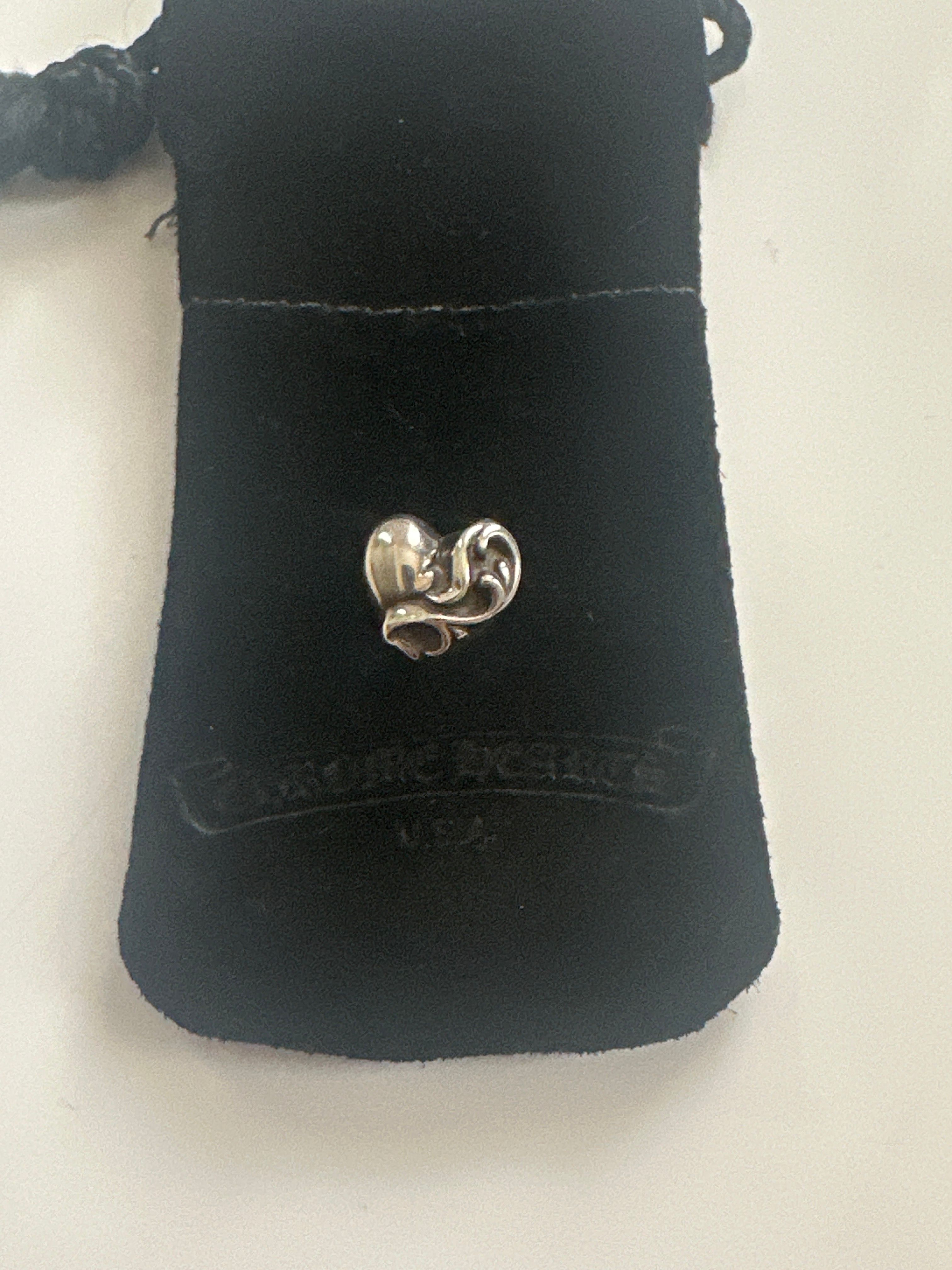 Chrome Hearts Heartstad Earrings "Silver"