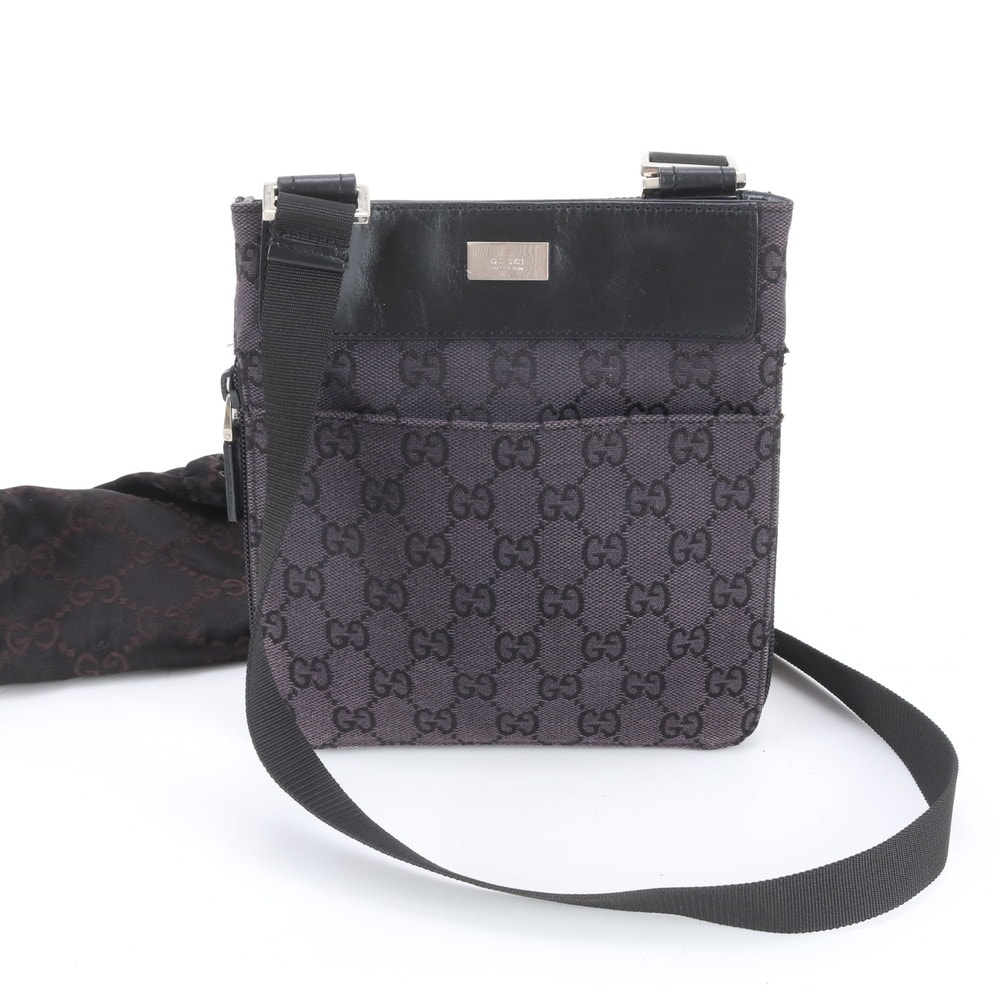■美品 グッチ GGキャンバス 019 0349 ショルダーバッグ
