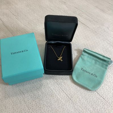Tiffany & Co Bird Cross Necklace "Gold"