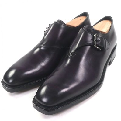 極美品 ベルルッティ レザーシューズ インシジョン デトゥール パープル メンズ 6