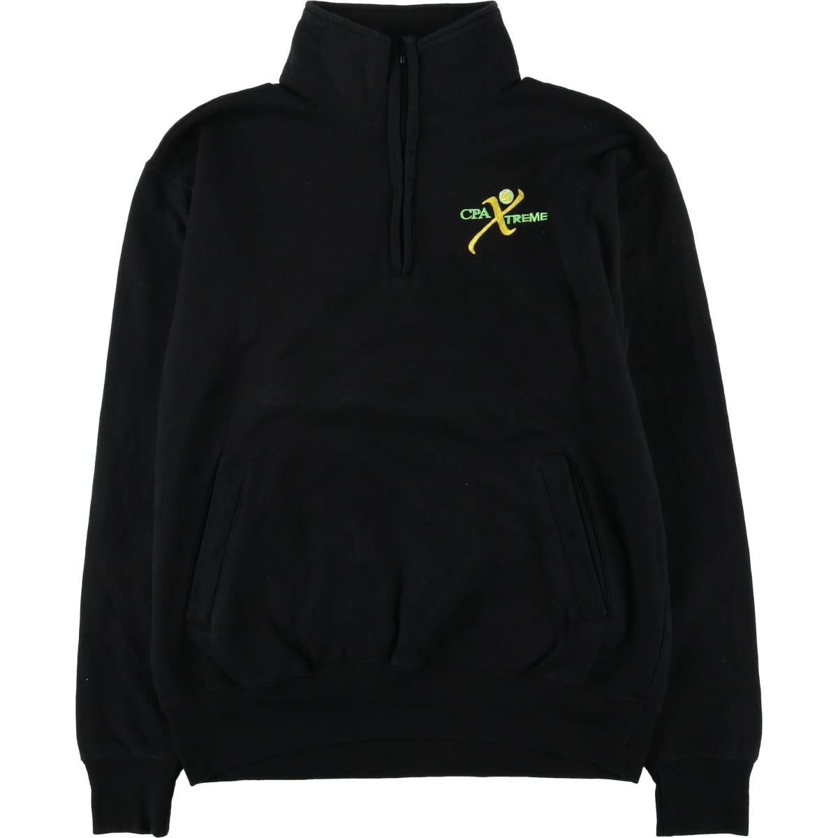 古着 チャンピオン Champion ECO ハーフジップスウェットシャツ トレーナー メンズM相当/eaa418632