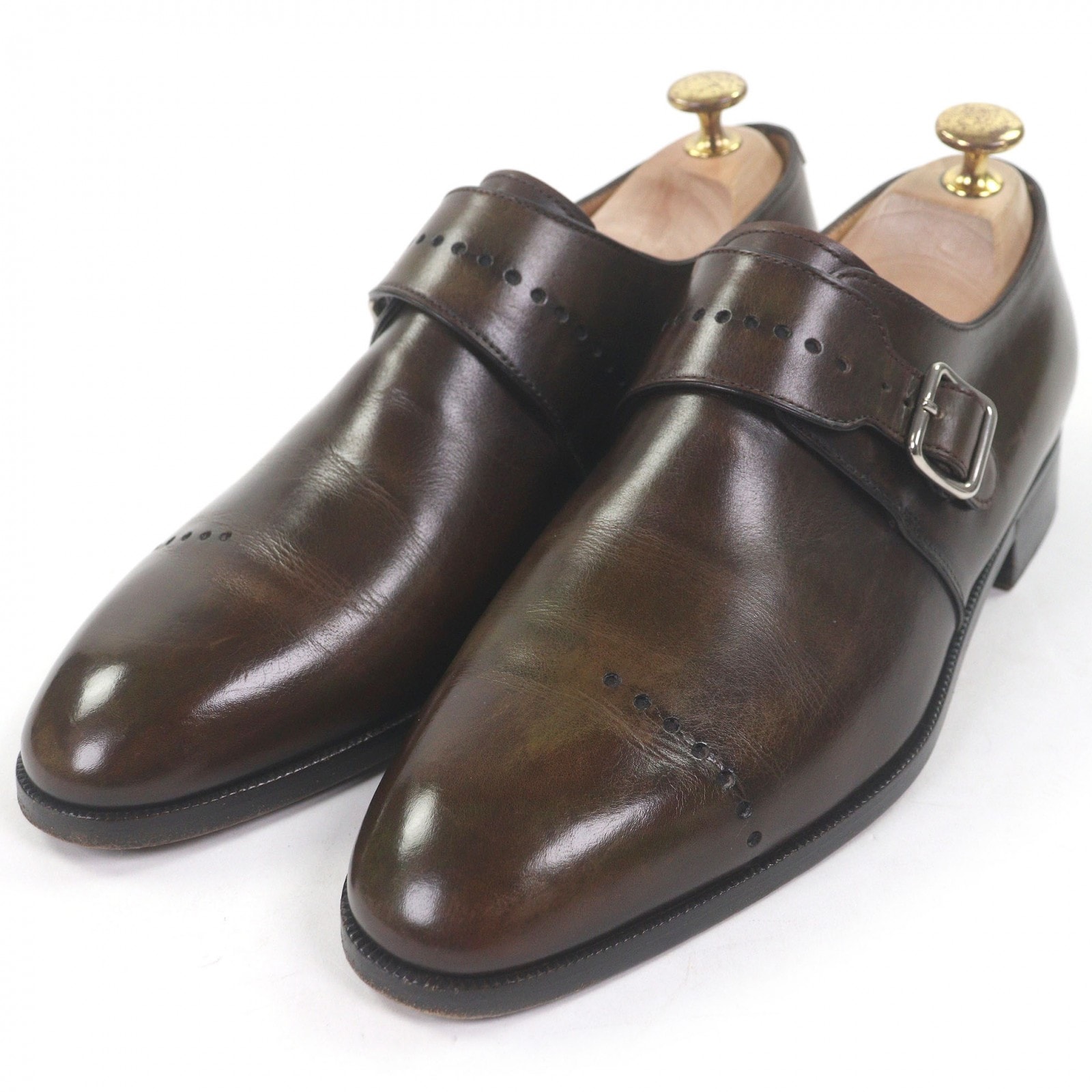美品 ベルルッティ ドレスシューズ ブラウン メンズ 7