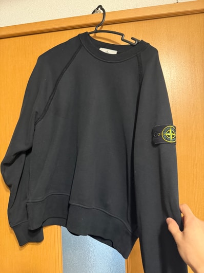 Stone Island 6100022 Brushed Organic Cotton Fleece "Black"