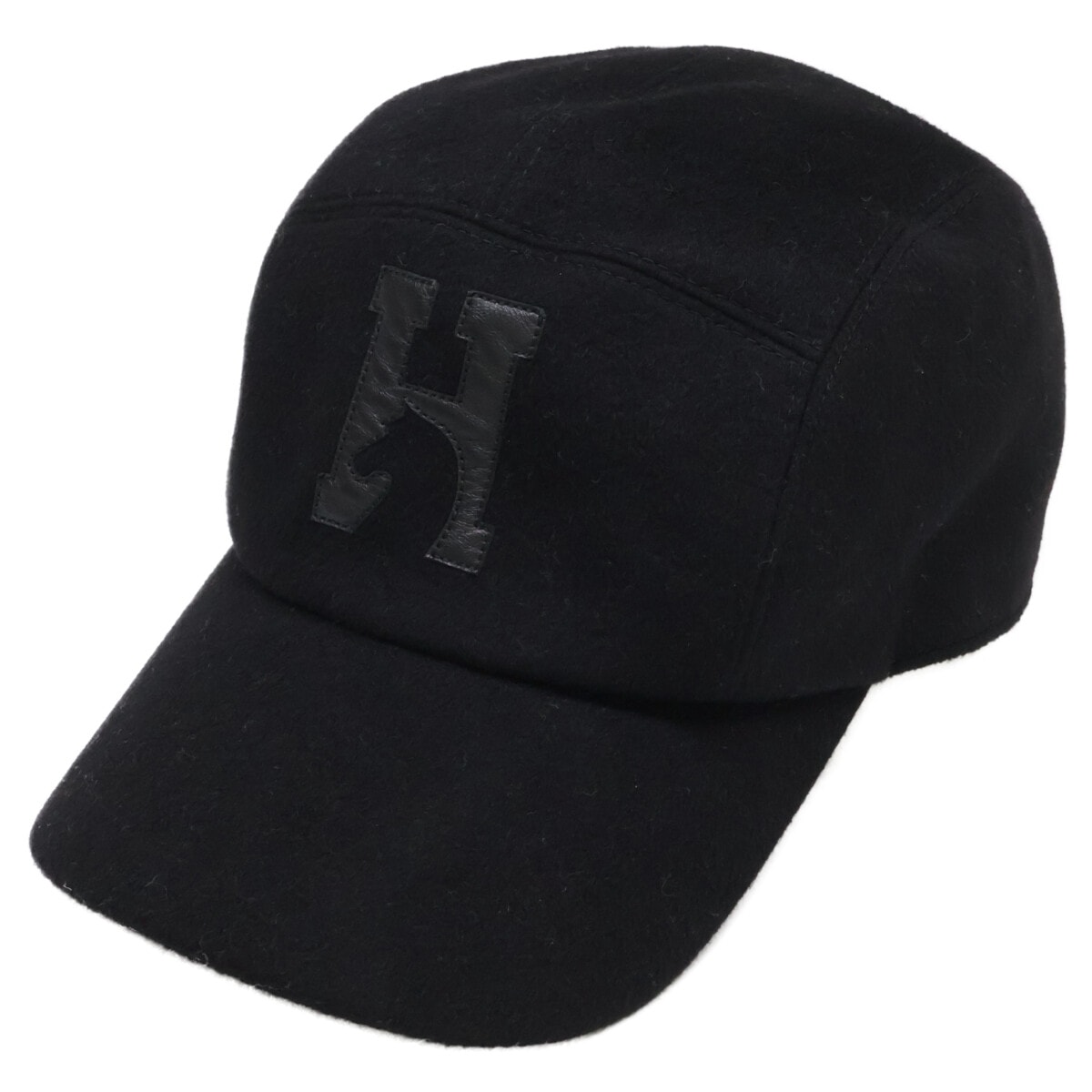 エルメス 【美品】H252049N ネヴァダ・Hシュヴァル キャップ 61