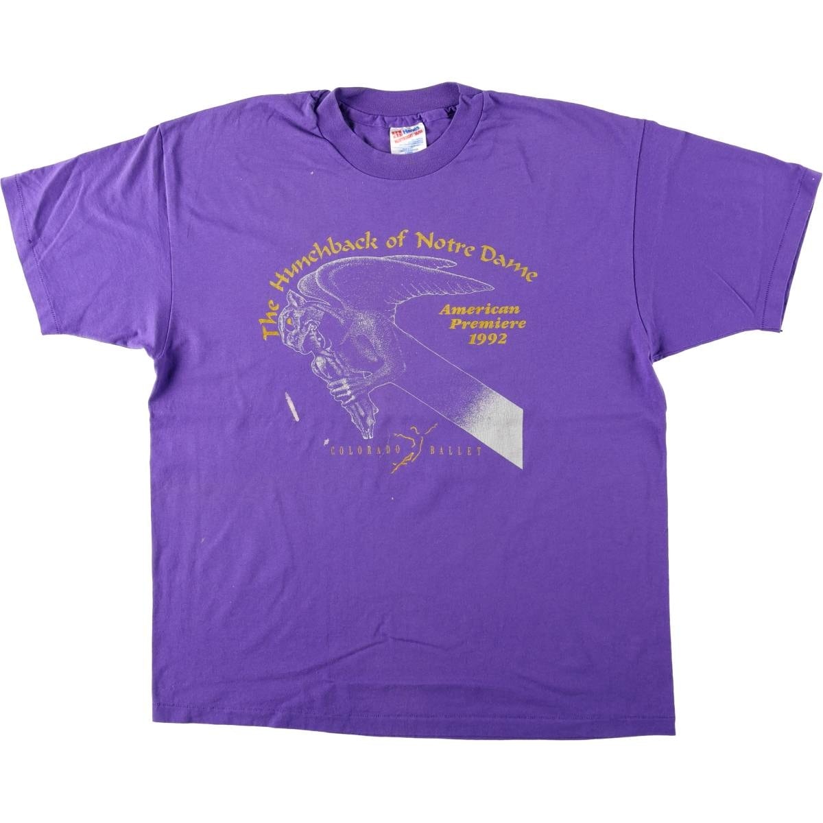 古着 90年代 ヘインズ Hanes COLORADO BALLET コロラドバレエ プリントTシャツ USA製 メンズXL相当 ヴィンテージ/eaa664310