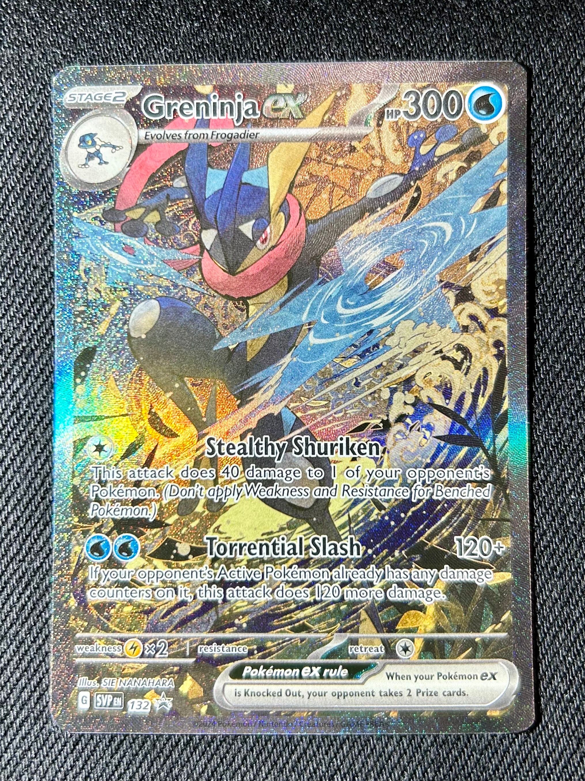 ゲッコウガex P [SVP EN 132]【英語版】(スカーレット&バイオレット「シュラウデッドフェイブル ゲッコウガex スペシャルイラストレーション コレクション」)