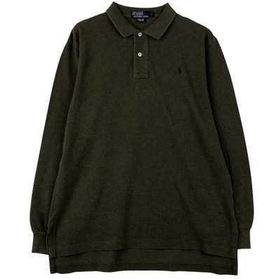 古着 ラルフローレン Ralph Lauren POLO by Ralph Lauren 長袖 ポロシャツ メンズL相当/eaa607872